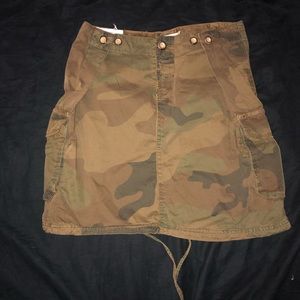 Vintage camo skirt